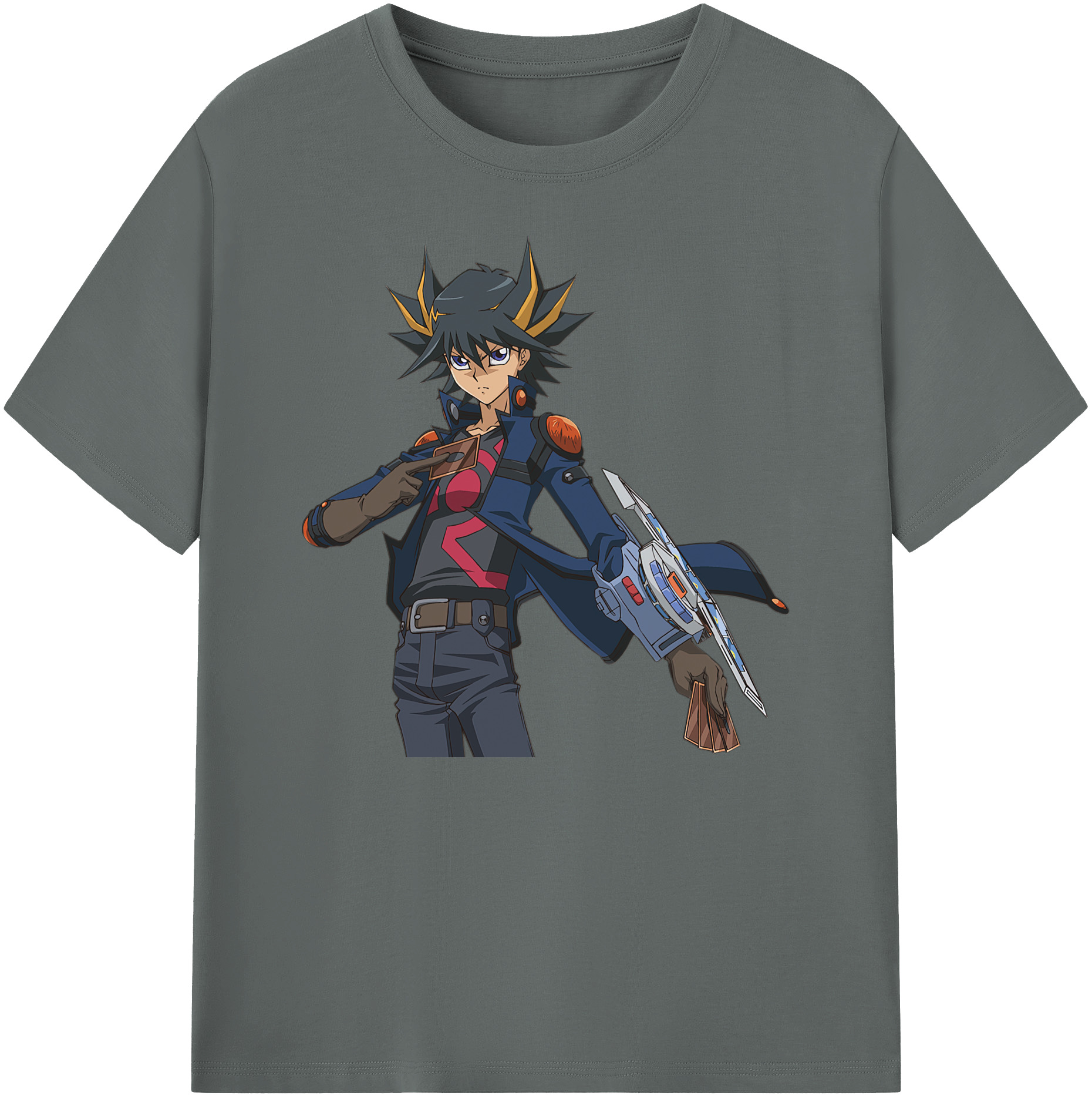 （画像用） 遊☆戯☆王 Yu-Gi-Oh! 綿100％ メンズ半袖Tシャツ｜肌触りやわらか＆通気性